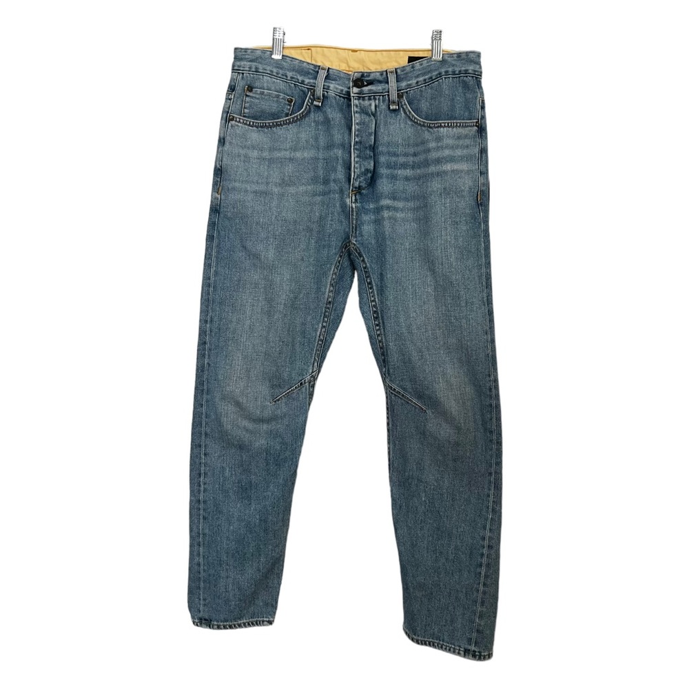 Rag & Bone Women’s Engineer Cordero Taper Button Fly Light Wash Blue Jeans 31W